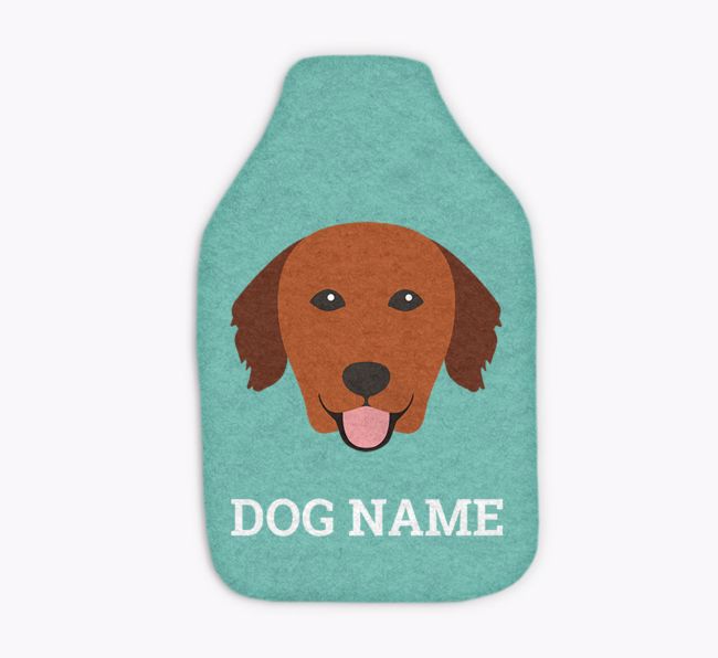 Name And Icon: Personalized {breedFullName} Hot Water Bottle